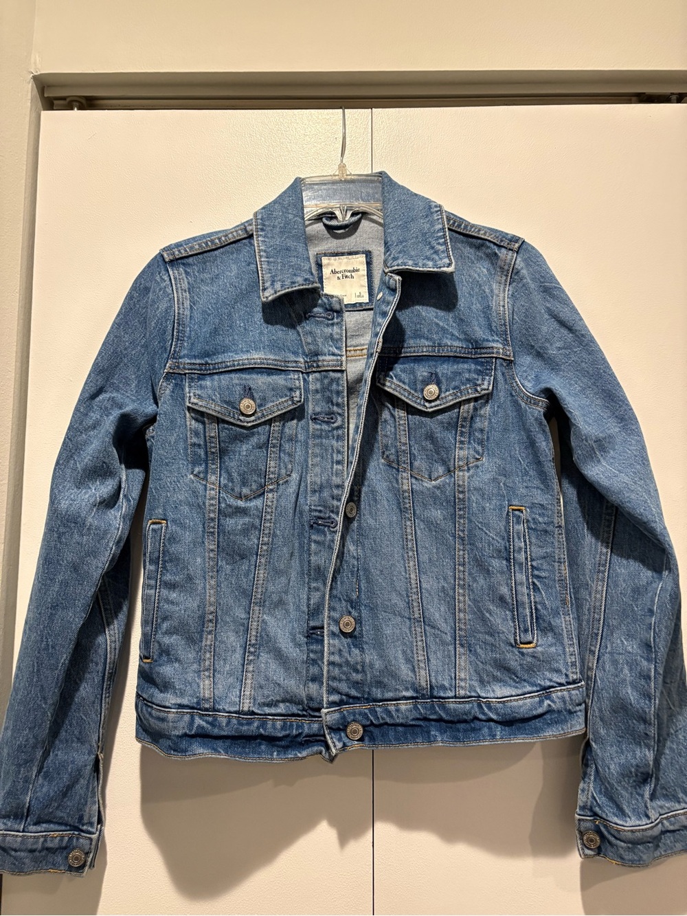 Abercrombie & Fitch Light Blue Denim Jacket